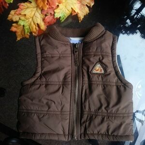 Vintage 90's Winnie The Pooh Warm Cozy Puffer Vest